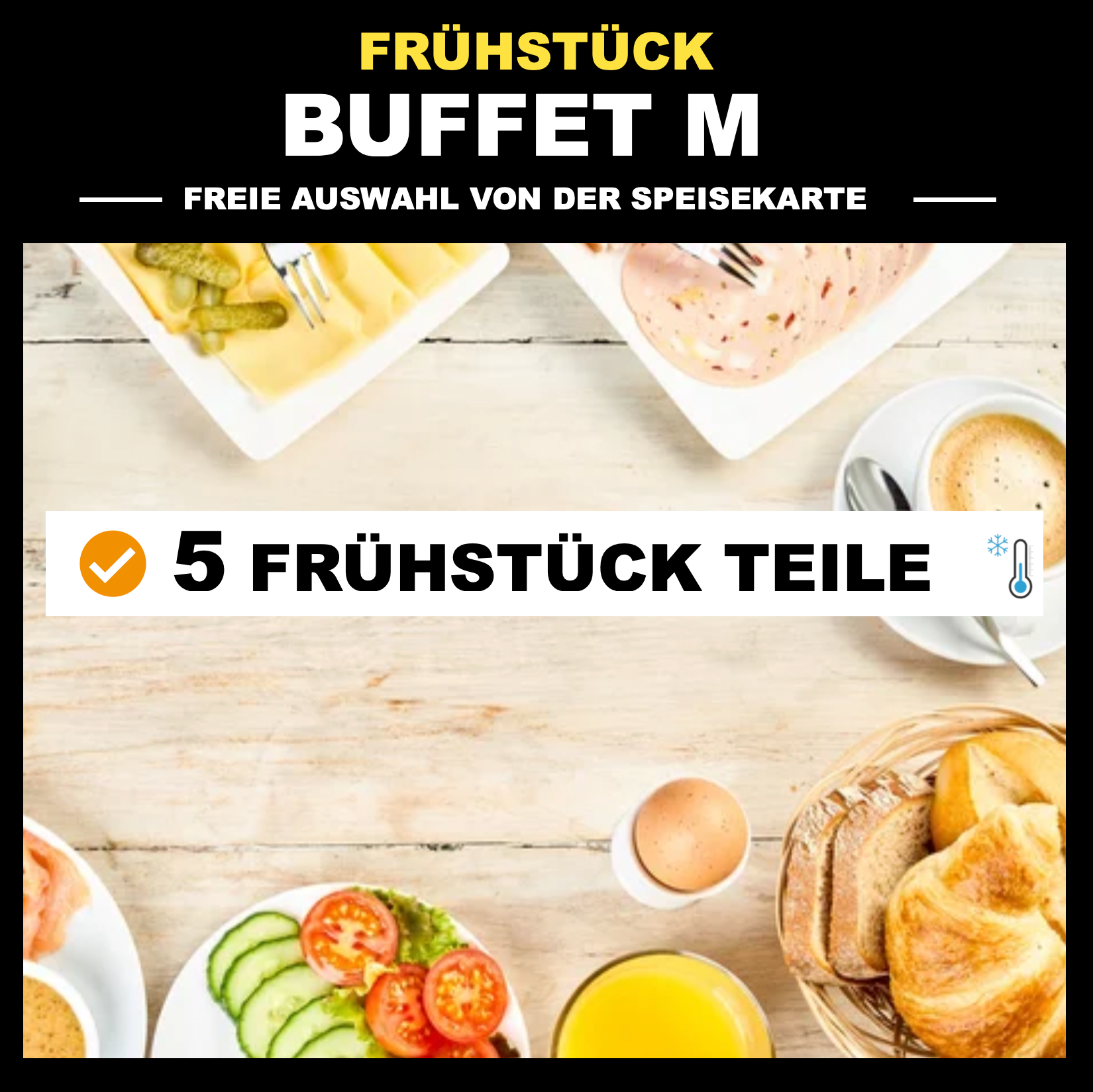 Buffet "Frühstück M"
