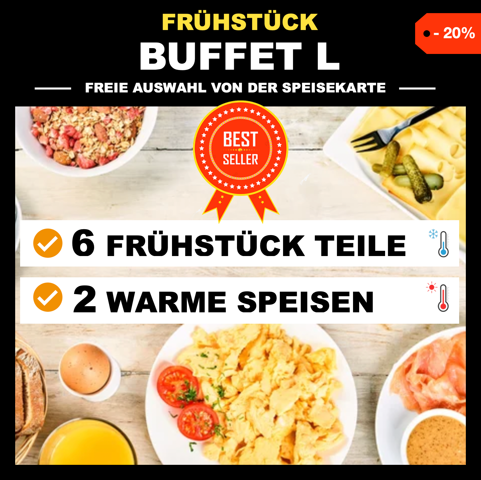 Buffet "Frühstück L"