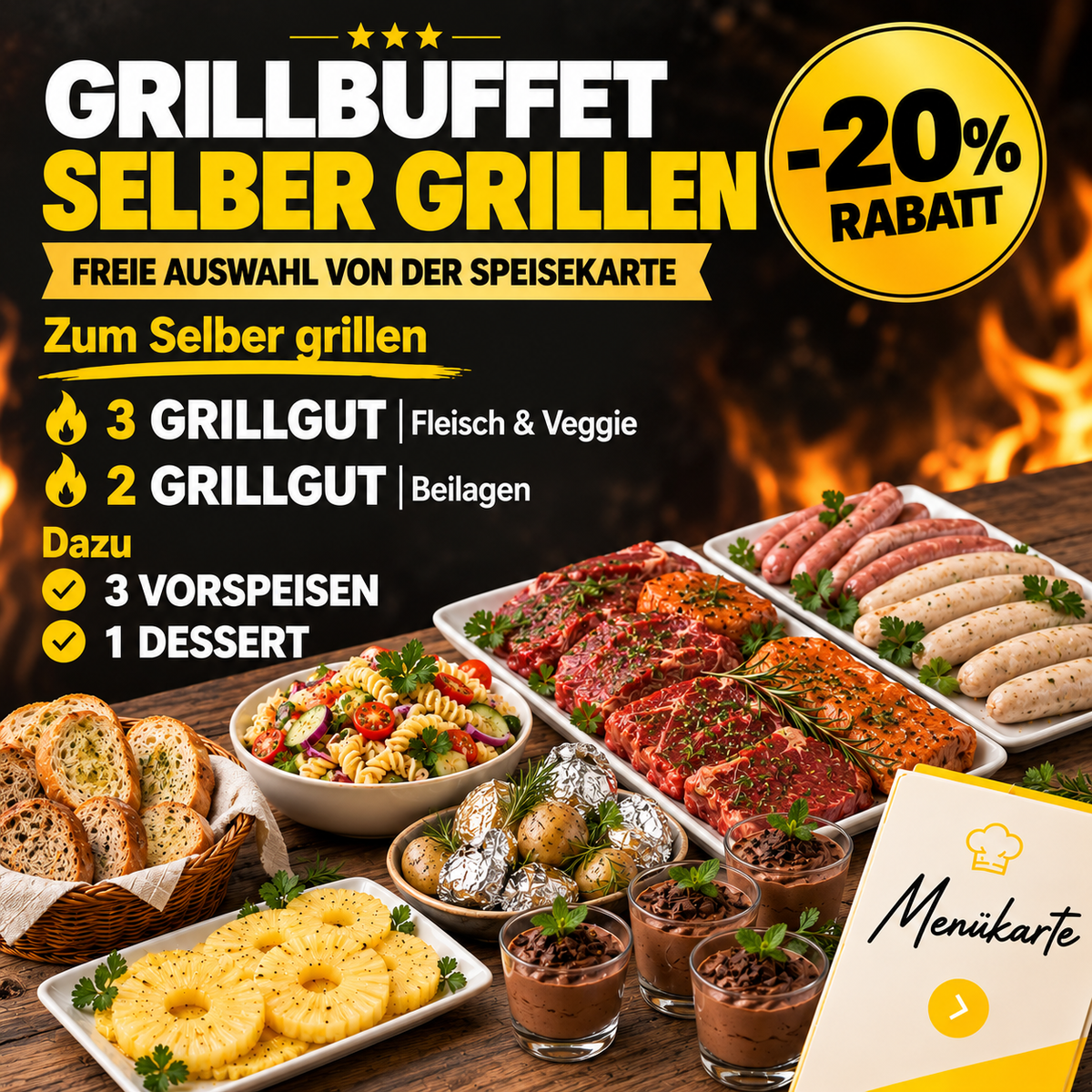Grillbuffet "Selber grillen"