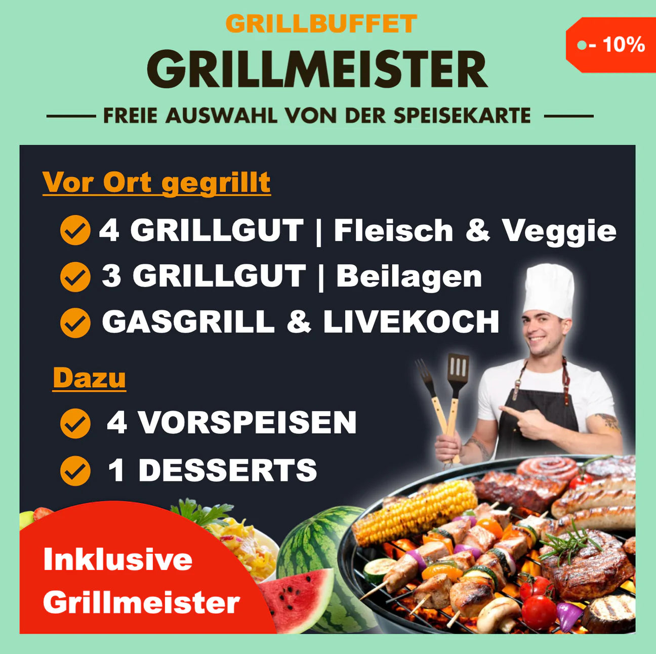 Grillbuffet "Grillmeister"